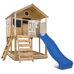 Warrigal Cubby House with 2.2m Slide (Blue)