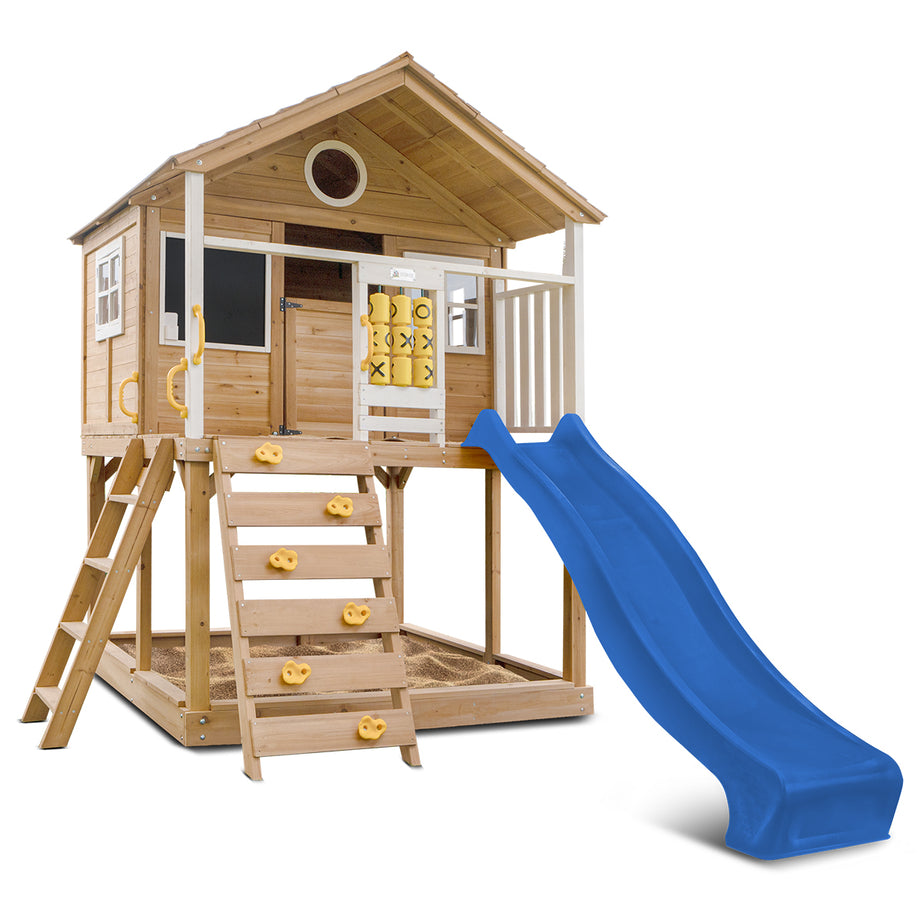 Warrigal Cubby House with 2.2m Slide (Blue)