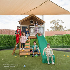 Warrigal Cubby House with 2.2m Slide (Yellow)