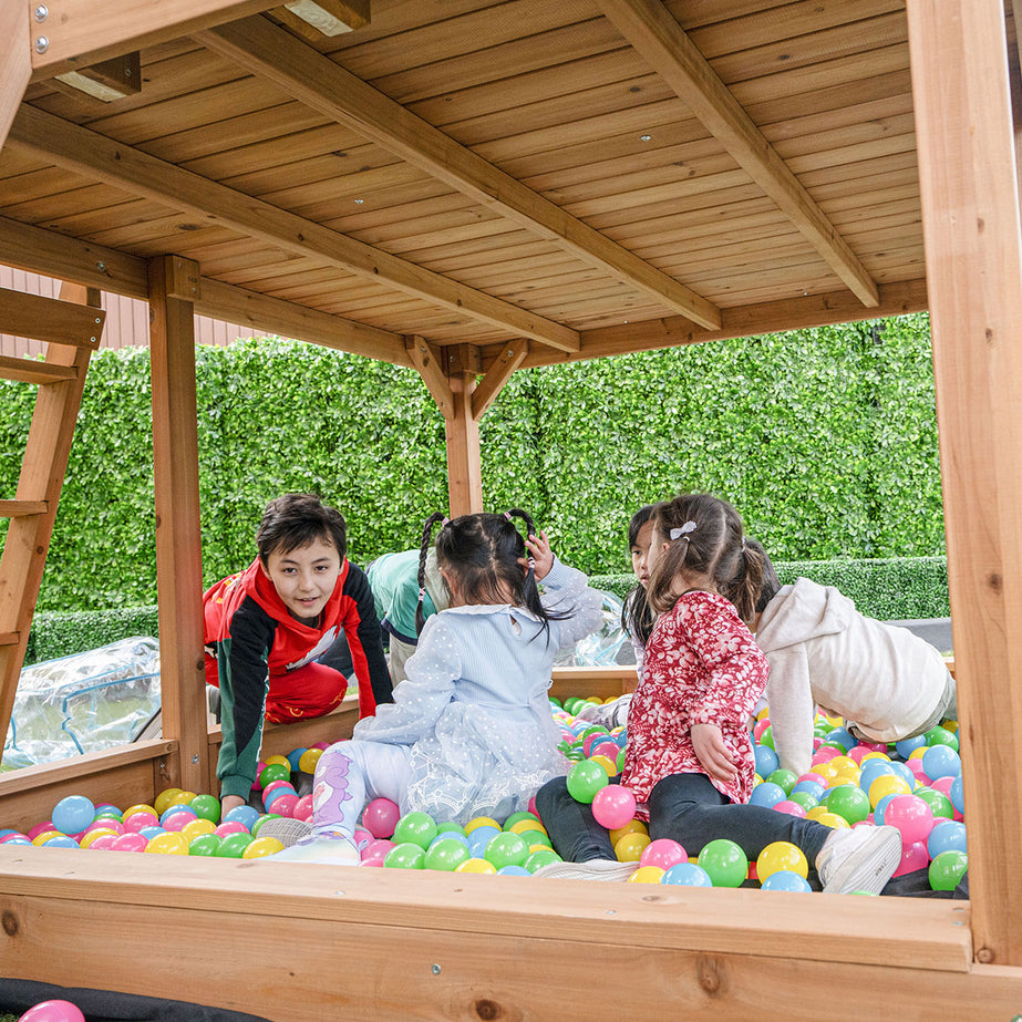 Warrigal Cubby House with 2.2m Slide (Yellow)