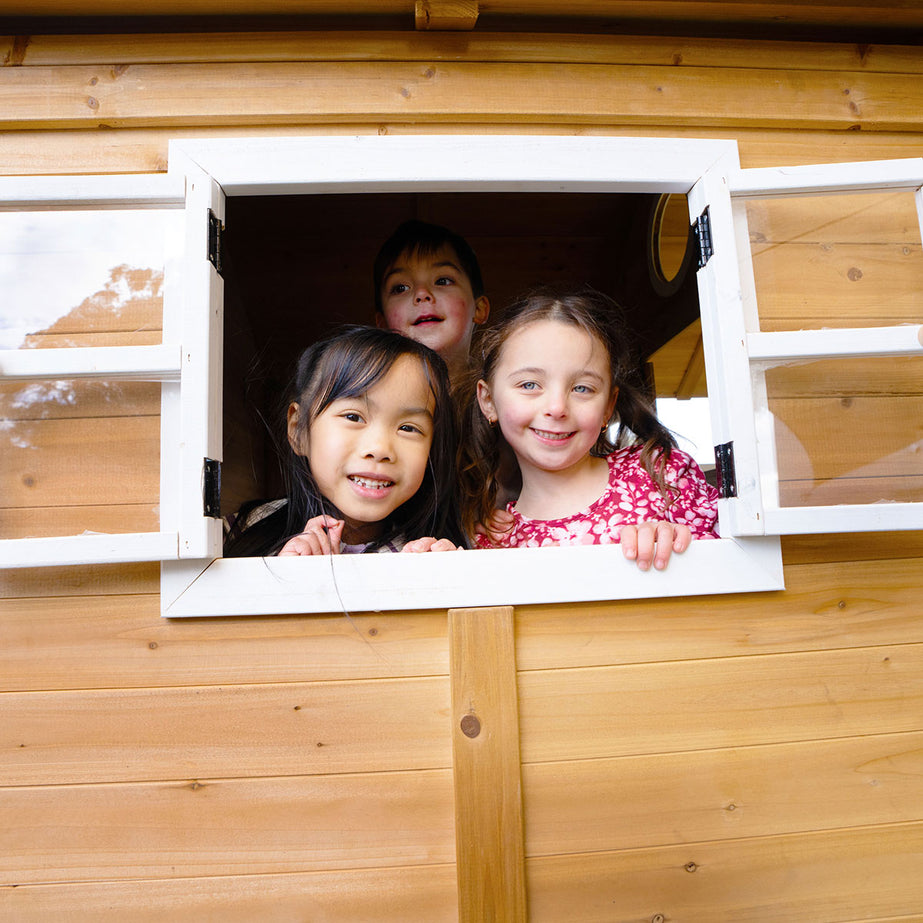 Warrigal Cubby House with 2.2m Slide (Yellow)
