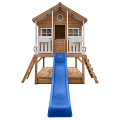 Winchester Cubby House (Elevated 1.2m) with 2.2m Slide (Blue)