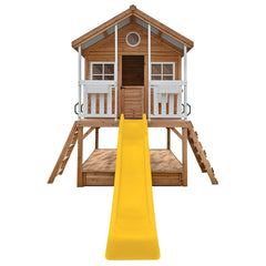 Winchester Cubby House (Elevated 1.2m) with 2.2m Slide (Yellow)