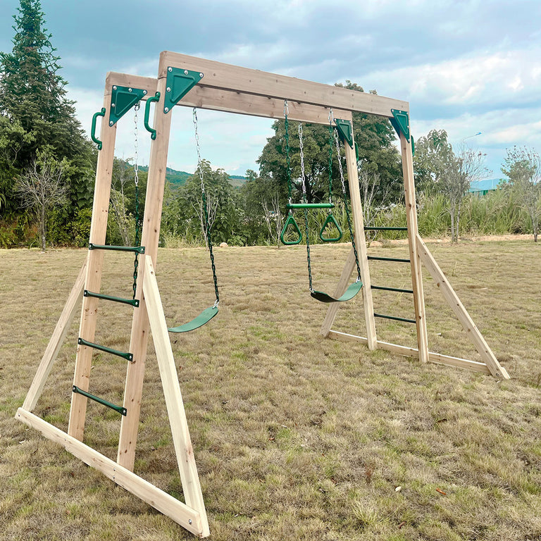 Lifespan Kids Daintree 2in1 Monkey Bars & Swing Set