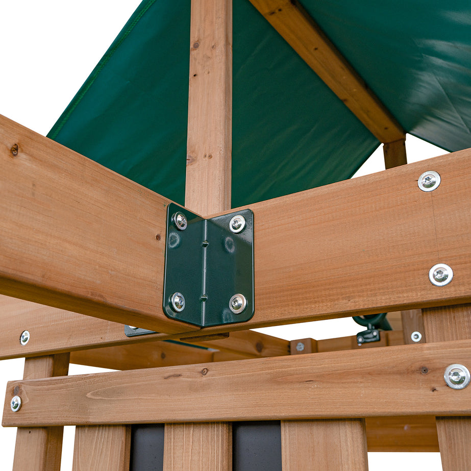 Birmingham Swing Set & Play Centre with 2.2m Slide (Green)