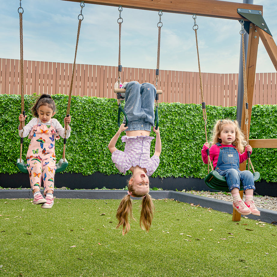 Birmingham Play Centre & Swing Set (Green Slide)