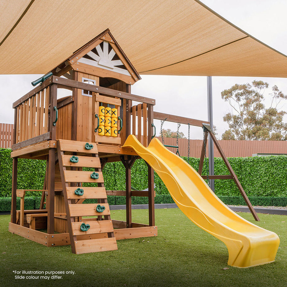 Coventry Swing Set & Play Centre with 2.2m Slide (Pastel Blue)