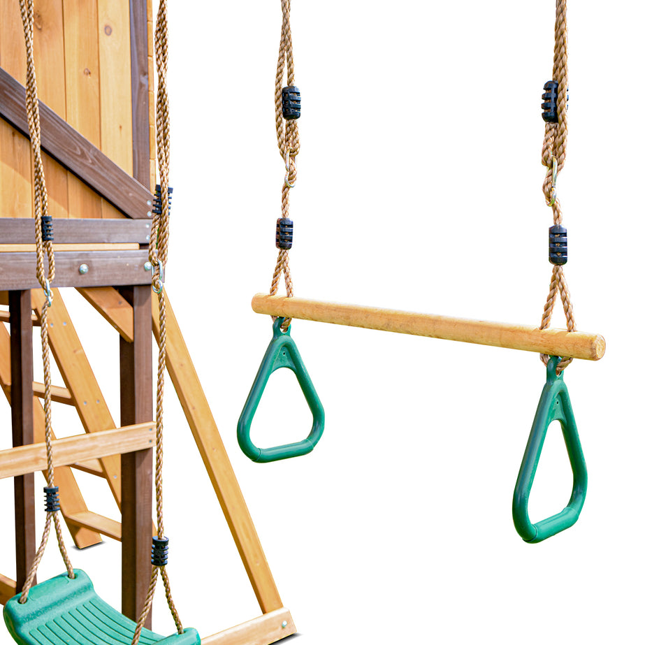 Darlington Swing Set & Play Centre with 2.2m Slide (Pastel Pink)