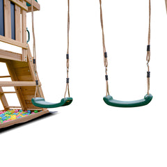 Greenvale Play Centre with 1.8m Pastel Pink Slide