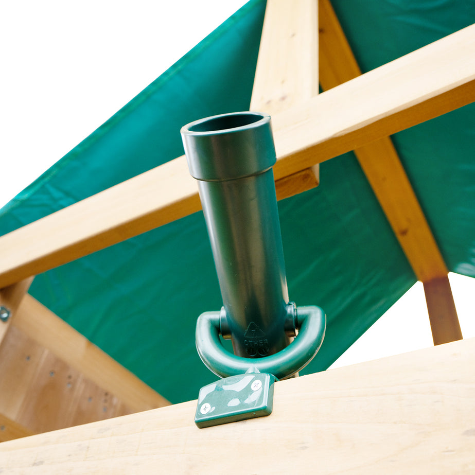 Montrose Swing Set & Play Centre with 2.2m Slide (Pastel Green)
