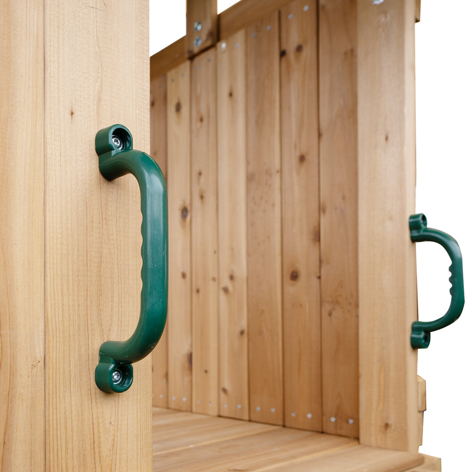 Montrose Swing Set & Play Centre with 2.2m Slide (White)