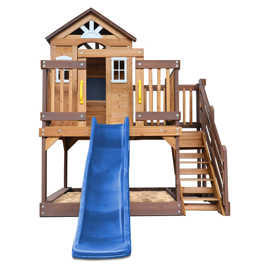 Silverton Cubby House with 1.8m Slide (Blue)