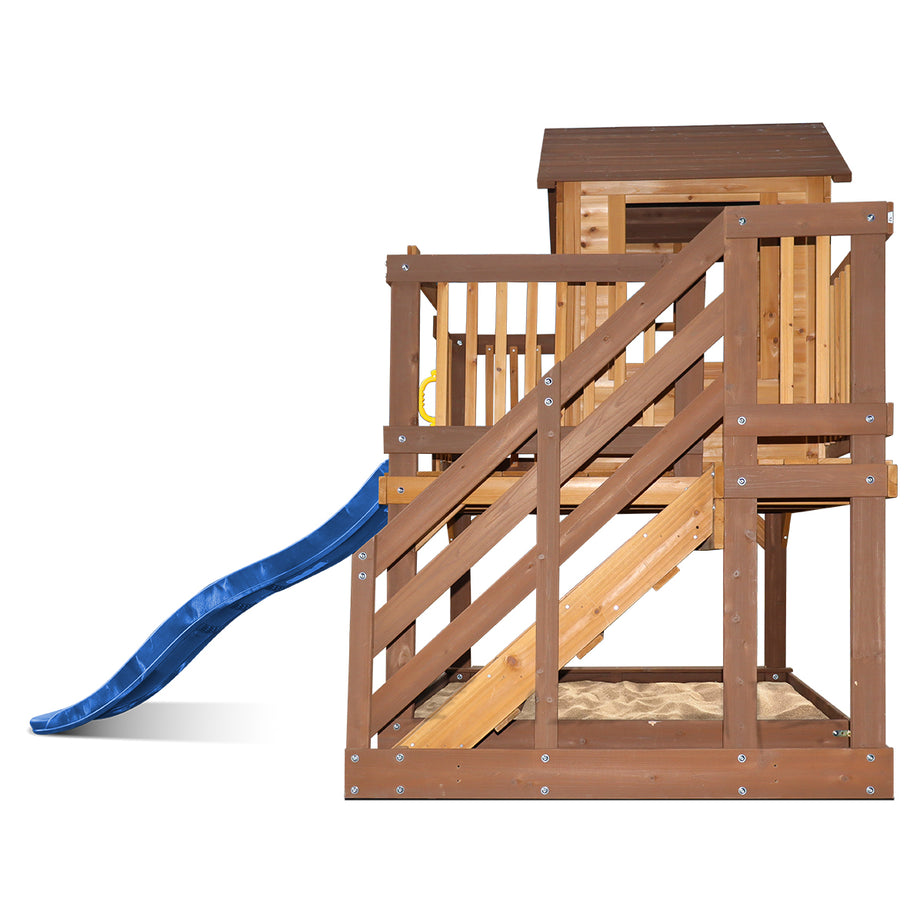 Silverton Cubby House with 1.8m Slide (Blue)