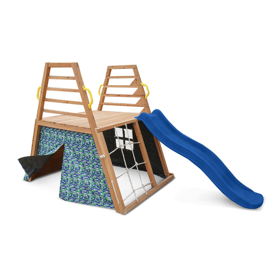 Cooper Climb &  1.8m Slide (Blue)