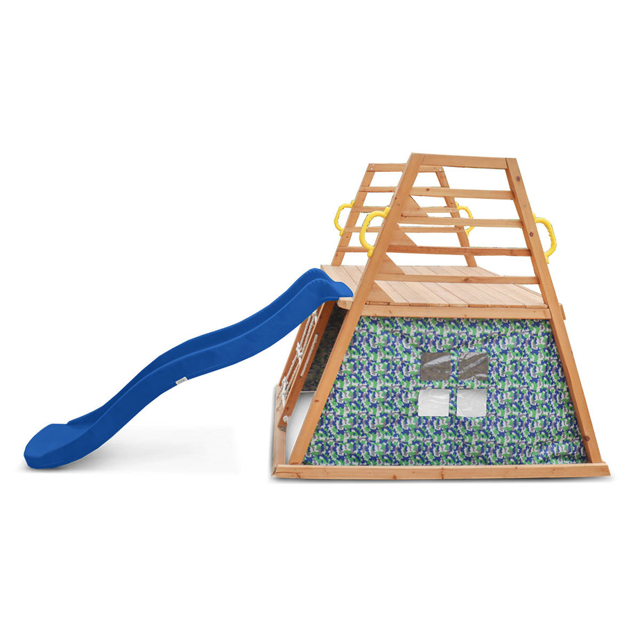 Cooper Climb &  1.8m Slide (Blue)