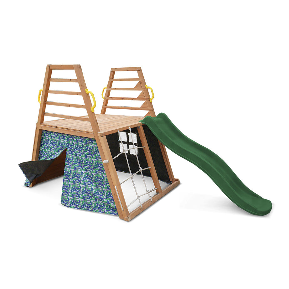 Cooper Climb &  1.8m Slide (Green)