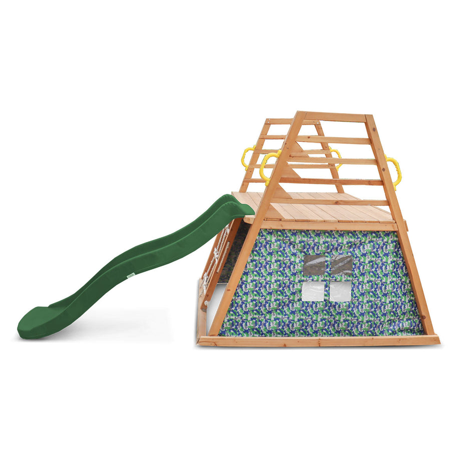 Cooper Climb &  1.8m Slide (Green)