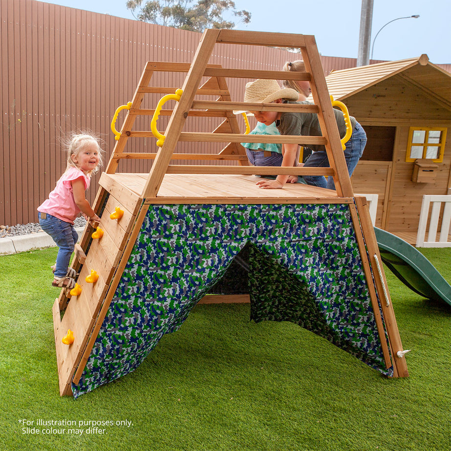 Cooper Climb &  1.8m Slide (Green)
