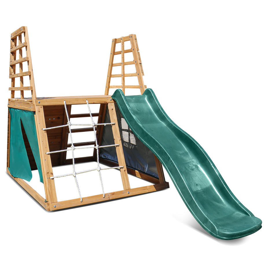 Cooper Climb &  1.8m Slide (Green)