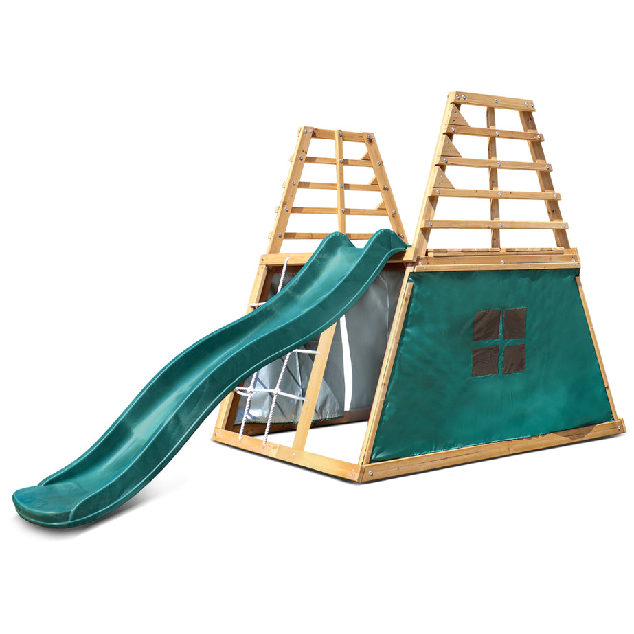 Cooper Climb &  1.8m Slide (Green)