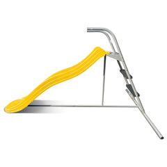 1.8m Slippery Slide With Yellow Slide