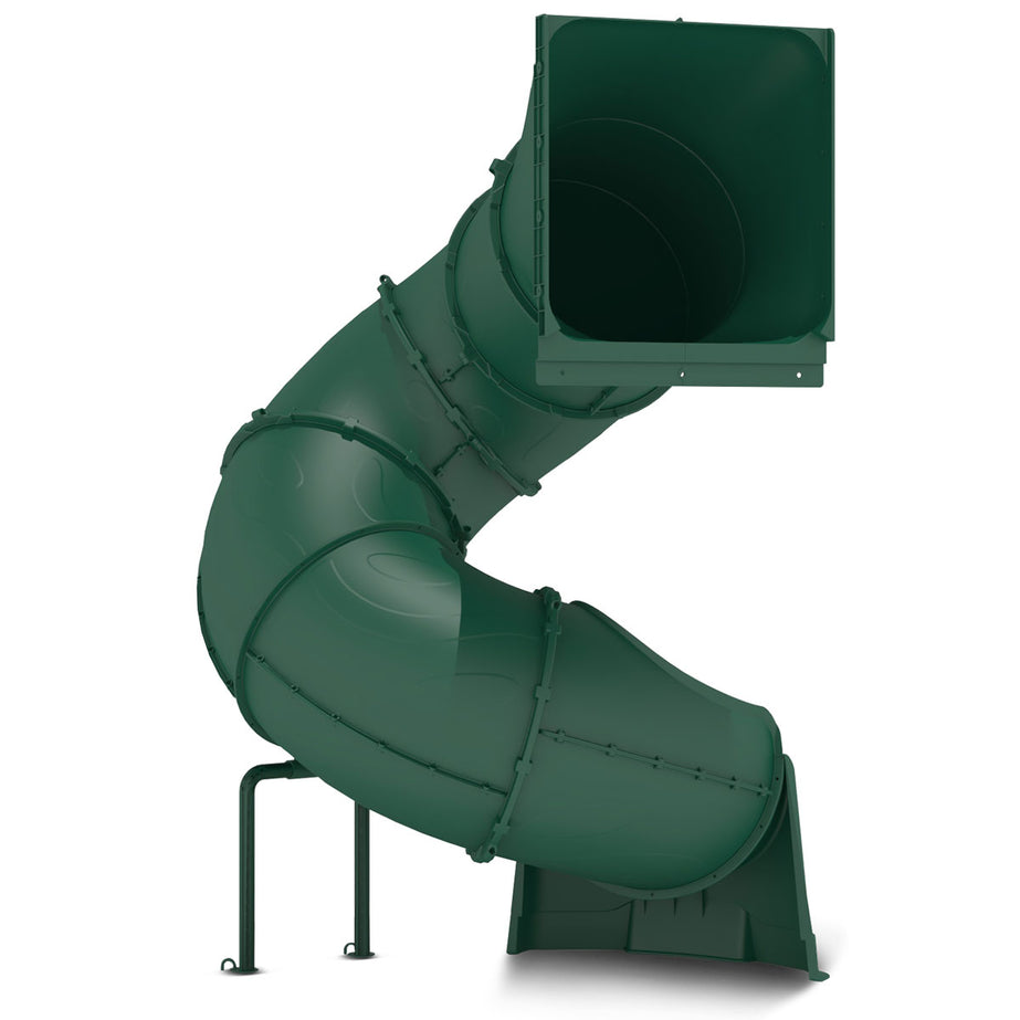 Spiral Tube Slide - Green
