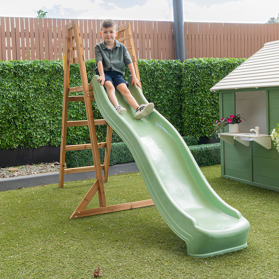 Sunshine Climb &  2.2m Slide (Pastel Green)
