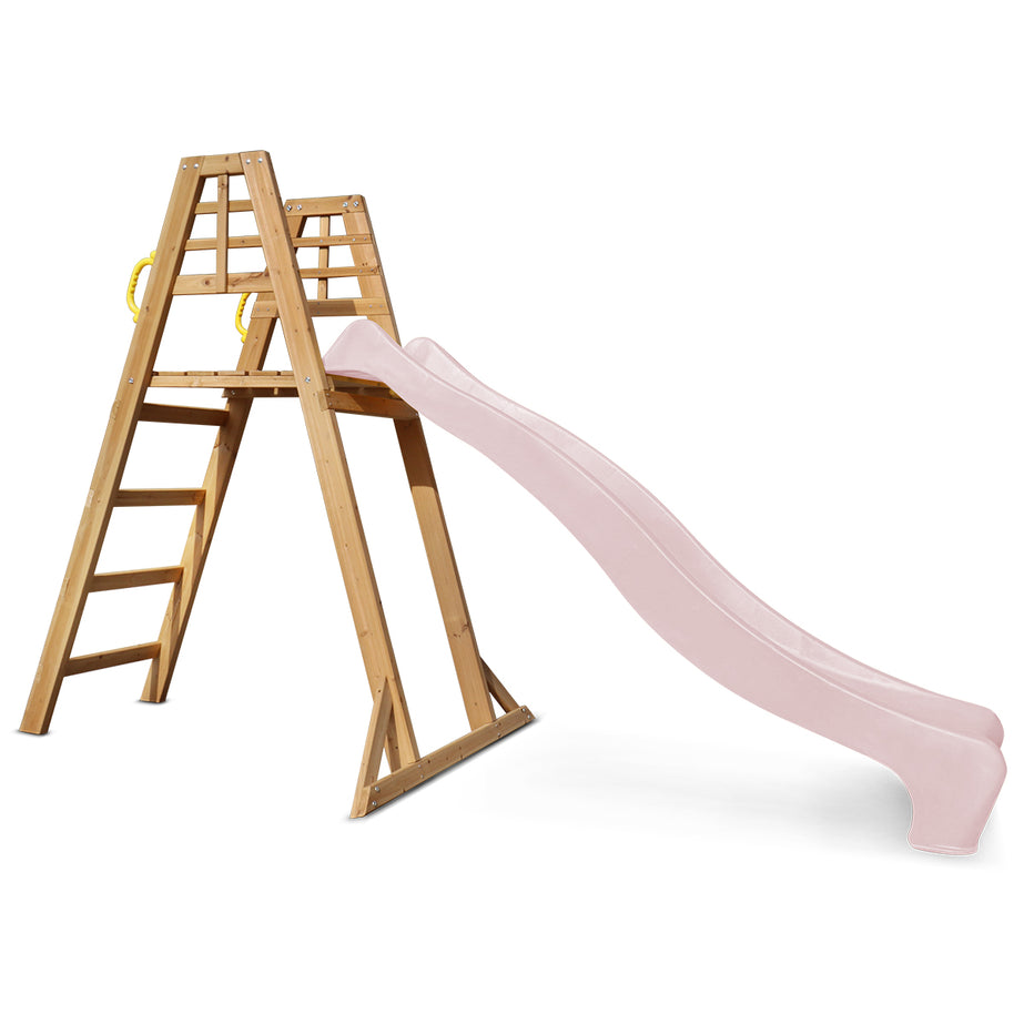 Sunshine Climb &  2.2m Slide (Pastel Pink)