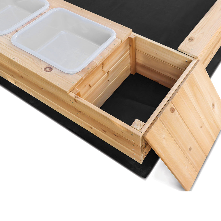 Mighty Sandpit with Wooden Cover