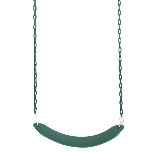 Pallas Play Tower with Metal Swing Set (Green Slide)