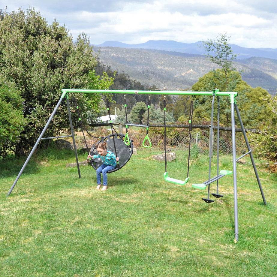 Lynx Metal Swing Set