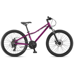 Ultralight SW24 Girls 24" Kids Hardtail Mountain Bike Purple Rain