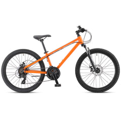 Ultralight ST24 Boys 24" Kids Hardtail Mountain Bike Vibrant Orange