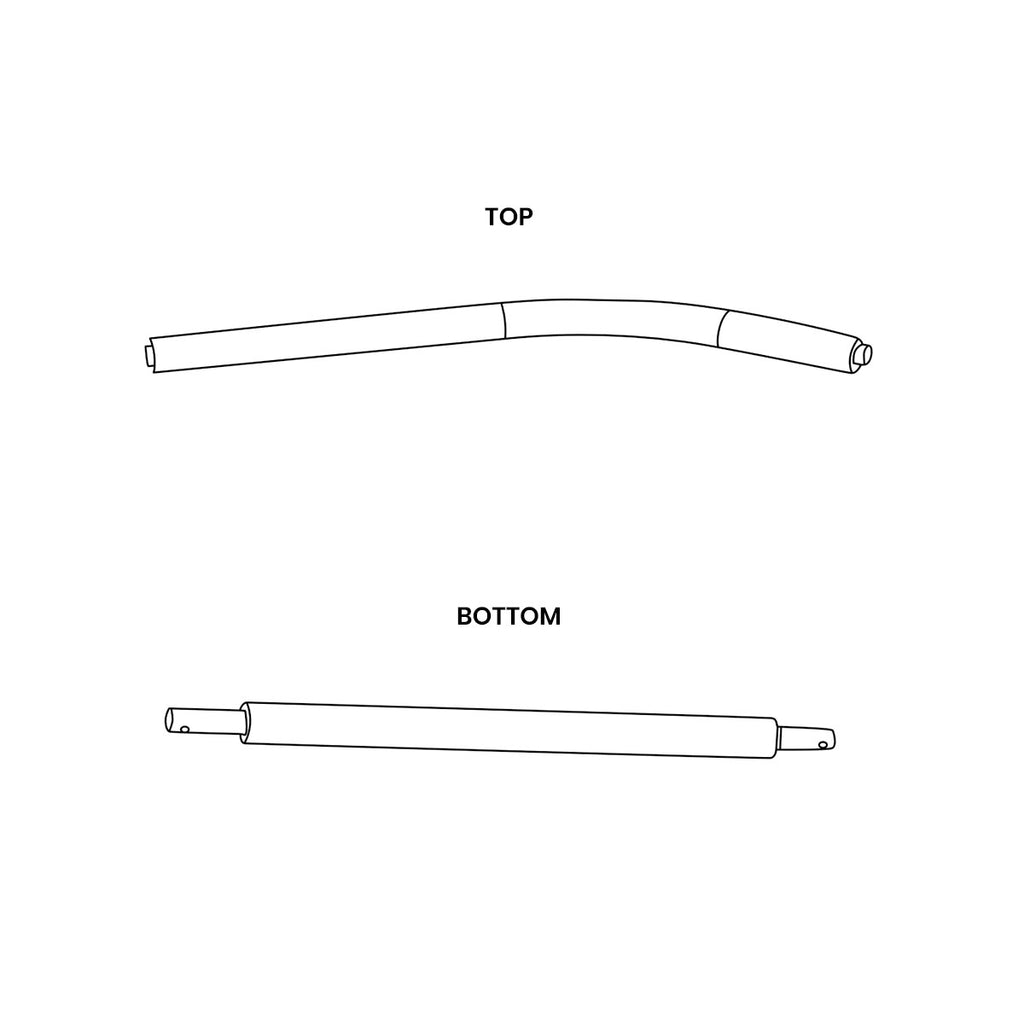 Net Pole Set 7ft Trampoline (Hoppy, 1x Top 1x Bottom)