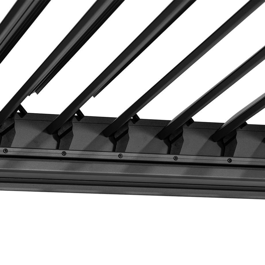 Yardtopia Elmont 3m x 4m Aluminium Adjustable Louvre Pergola (Charcoal Grey)