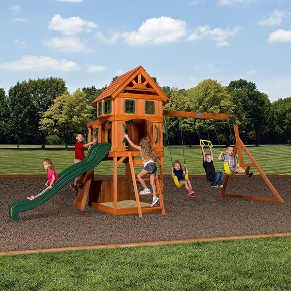 Backyard Discovery Atlantis Swing & Play Set