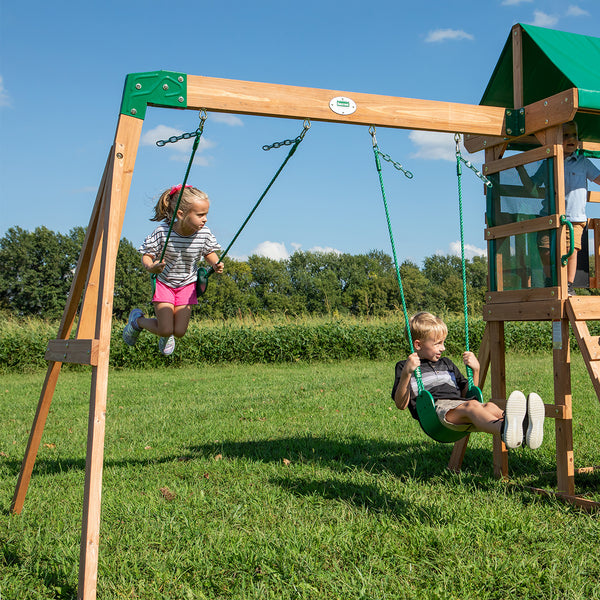 Backyard Discovery Buckley Hill Swing & Play Set