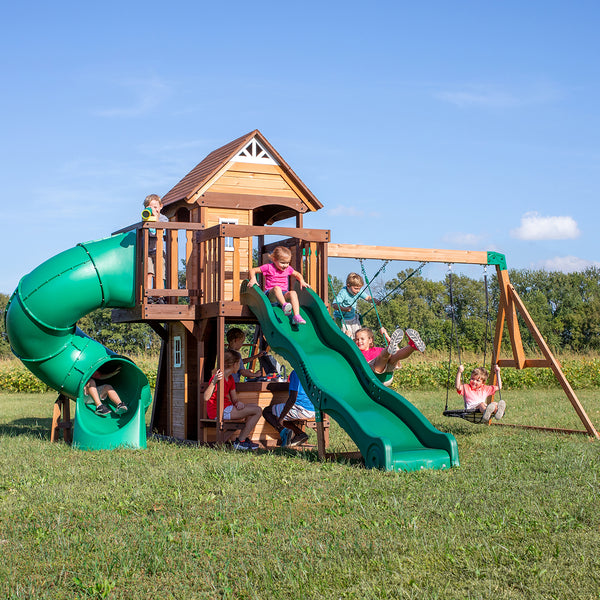 Backyard Discovery Cedar Cove Swing & Play Set