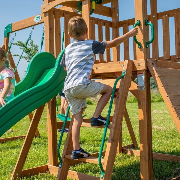 Backyard Discovery Grayson Peak Swing & Play Set