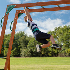 Backyard Discovery Skyfort II Swing & Play Set