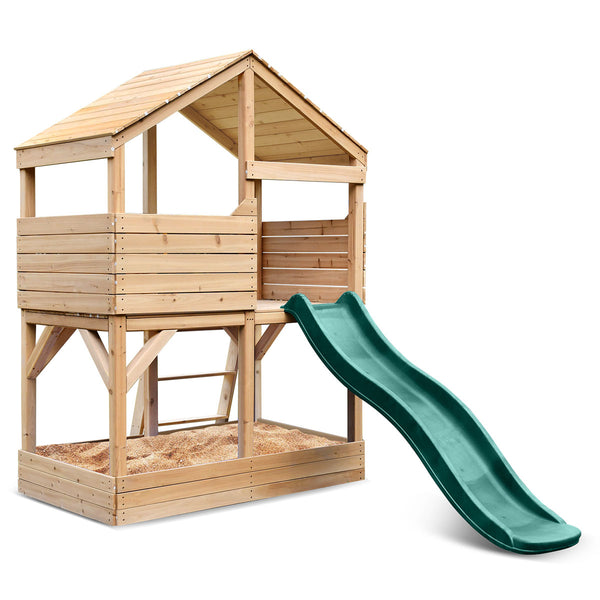 Bentley Cubby House with Green Slide