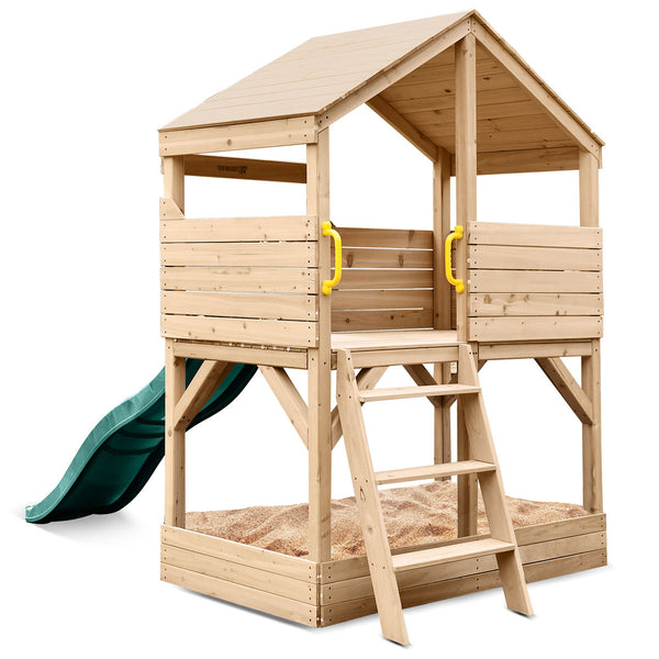 Bentley Cubby House with Green Slide