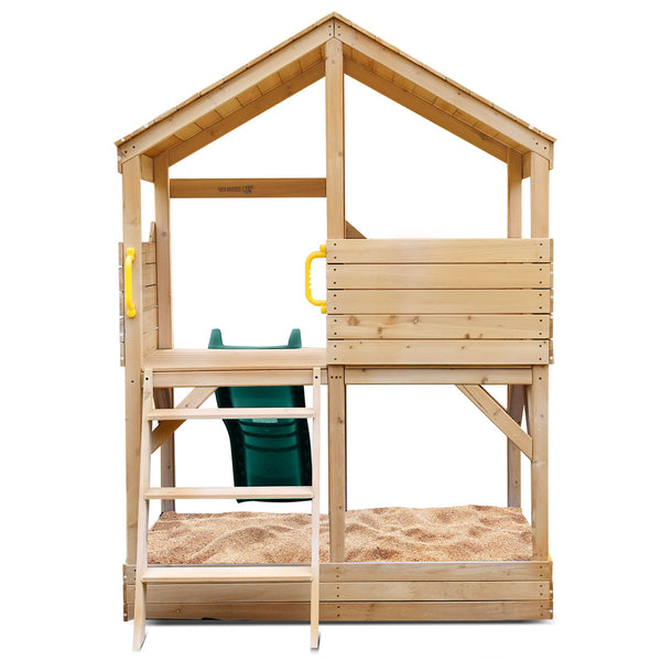 Bentley Cubby House with Green Slide