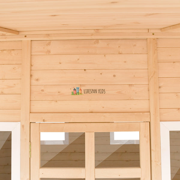 Finley Cubby House with Green Slide