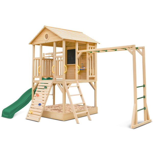 Kingston Cubby House with Green Slide