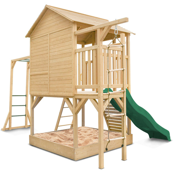 Kingston Cubby House with Green Slide