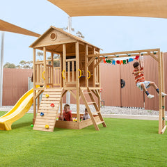 Kingston Cubby House with Yellow Slide
