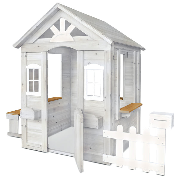 Teddy Cubby House in White (V2)