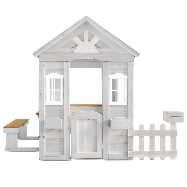 Teddy Cubby House in White (V2)