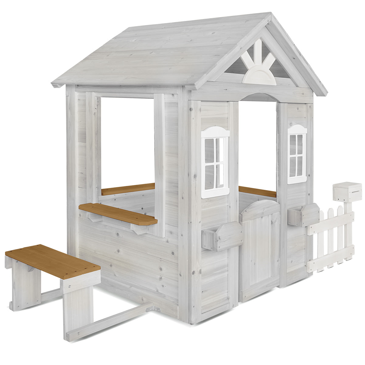 Lifespan Kids Teddy Cubby House in White V2